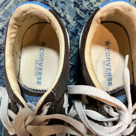 Brown suede Chick Taylors, size 39 - Picture 4 of 8